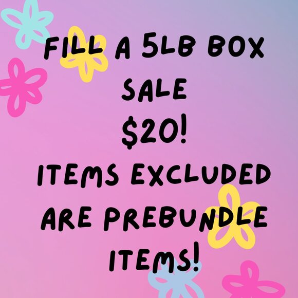 ✨ Fill a 5lb Box Sale! ✨ Reseller Box Choose What You Want - Picture 1 of 1
